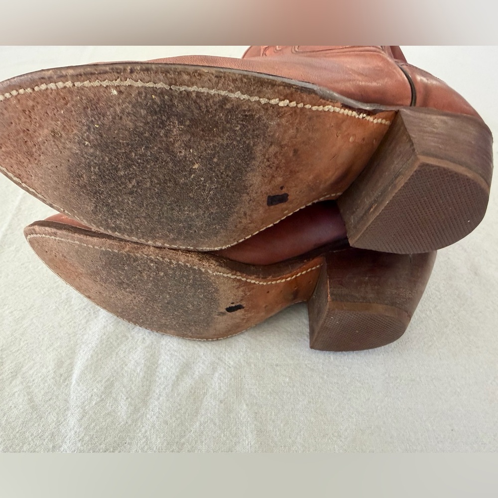 Vintage Abilene Cowgirl Boot Size 7.5 made in USA - Picture 7 of 14